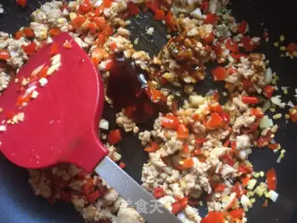 Make Porcelain meatloaf with bitter melons step 9