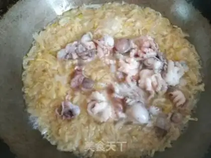 Make Sour squid soup step 5