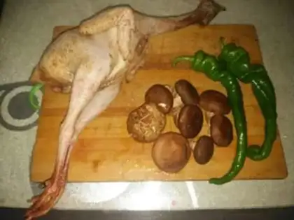 Make Yellow chicken step 0