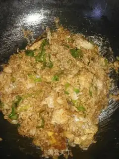 Make Eggs and blue rice step 9