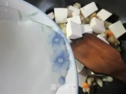 Make Scallops tofu step 4