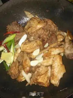 Make Yellow chicken step 7