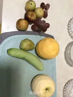 Make Three-colour fruit mud step 0