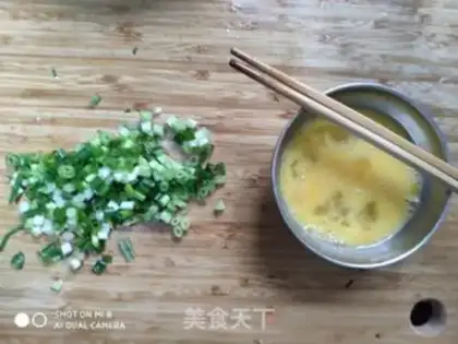 Make Egg sauce step 1