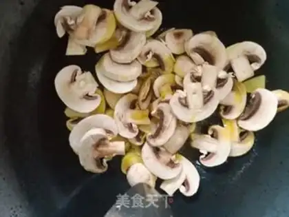 Make Mushrooms and greens step 5