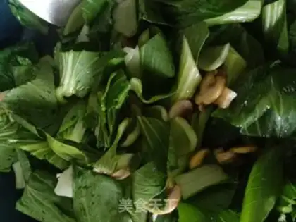 Make Mushrooms and greens step 6