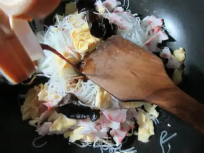 Make Black-mucked duck egg shrimp step 7
