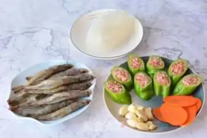 Make Shrimp pepper step 1
