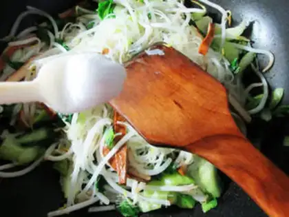 Make Sod rice noodles step 4