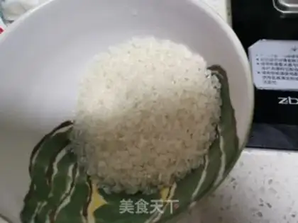 Make Ham shrimp congee step 0