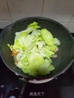 Make Shrimp rice and sauerkraut step 3