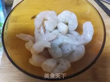 Make Ham shrimp congee step 2