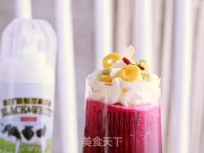 Make Flamingo milk and tea step 4