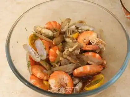 Make A little seafood step 10