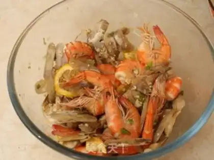Make A little seafood step 12