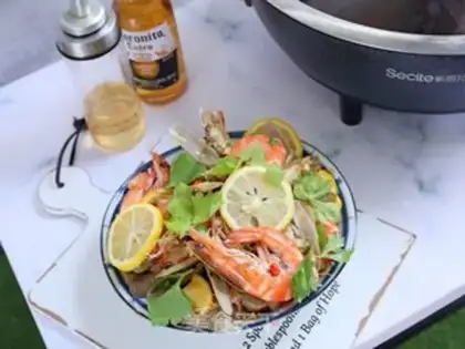 Make A little seafood step 13