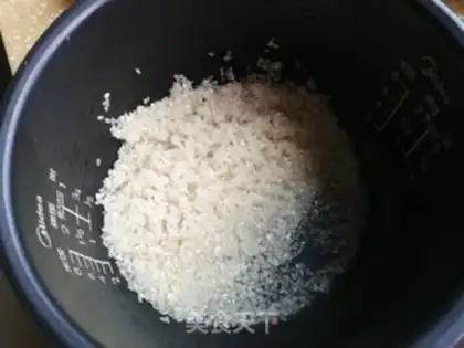 Make Chestnut rice step 1