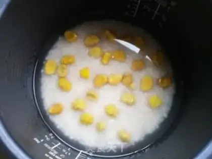 Make Chestnut rice step 2