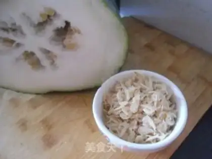 Make Shrimp-skin-burning melon step 0