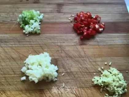 Make Spicy silk step 1
