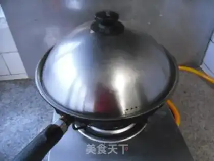 Make Shrimp-skin-burning melon step 7