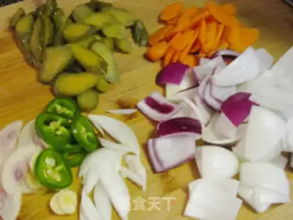 Make Vegetable fried chicken step 2