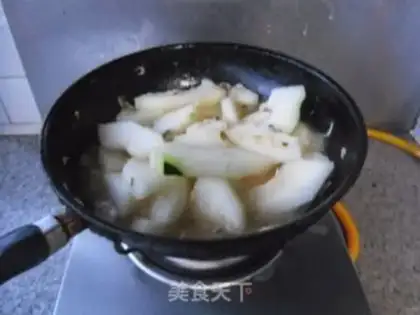 Make Shrimp-skin-burning melon step 8