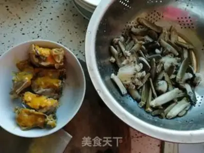 Make Red burning crabs step 0