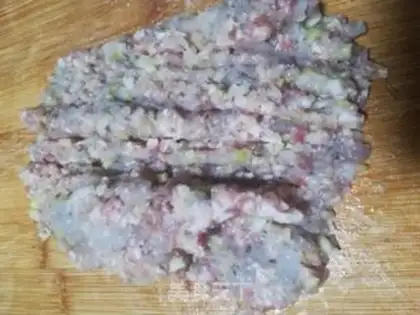 Make Shrimp, pork, casserole step 2