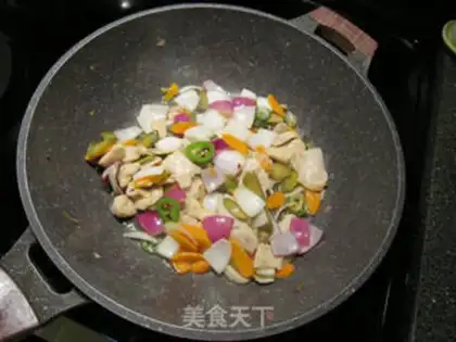 Make Vegetable fried chicken step 8