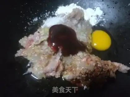 Make Shrimp, pork, casserole step 3
