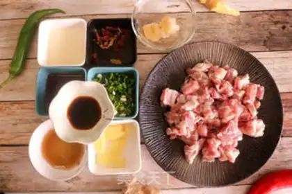 Make Skin sugar curd ribs step 0