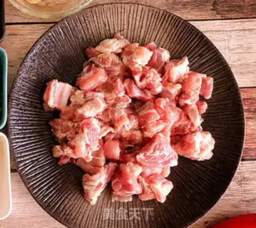 Make Skin sugar curd ribs step 1