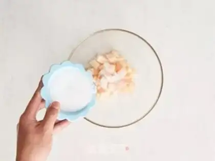 Make A peach blueberries step 1