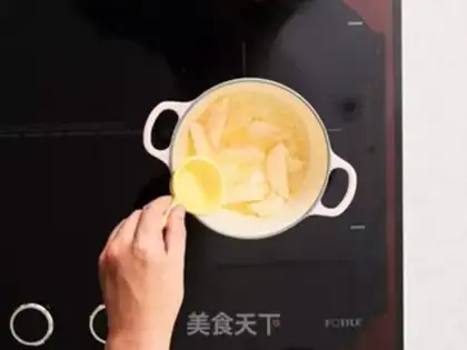 Make A peach blueberries step 5