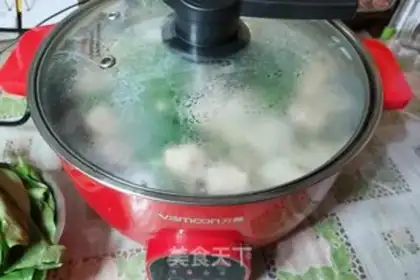 Make Shrimp spinach soup step 11