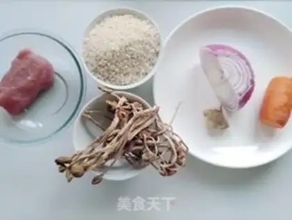 Make Tea mushrooms, skinny meat step 0