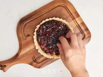 Make A peach blueberries step 10