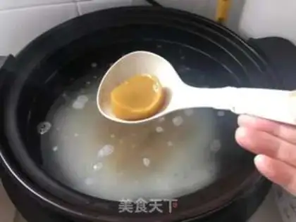 Make Seafood congee step 4