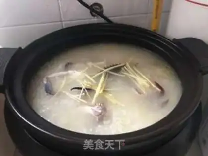 Make Seafood congee step 5