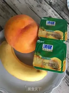 Make Banana peach cream step 0