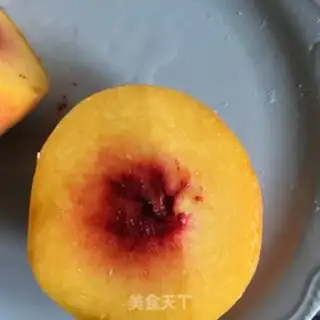 Make Banana peach cream step 3