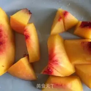 Make Banana peach cream step 4