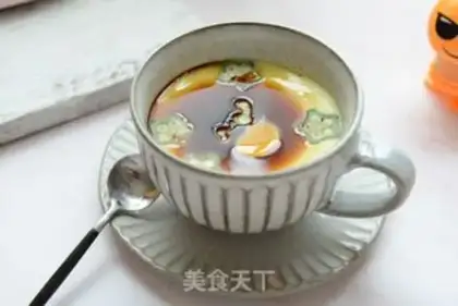 Make Autumn eggs step 12