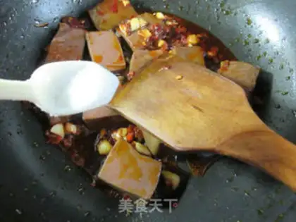 Make Spicy duck blood step 5