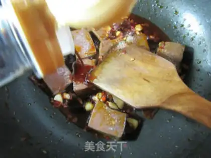 Make Spicy duck blood step 6