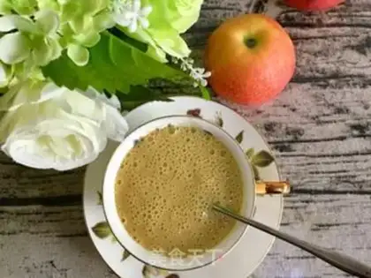 Make Banana peach cream step 10
