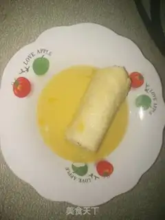 Make Gold toast ham roll step 5