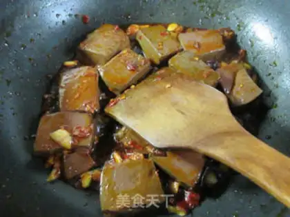 Make Spicy duck blood step 7
