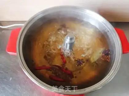 Make Spicy peanut beans step 2